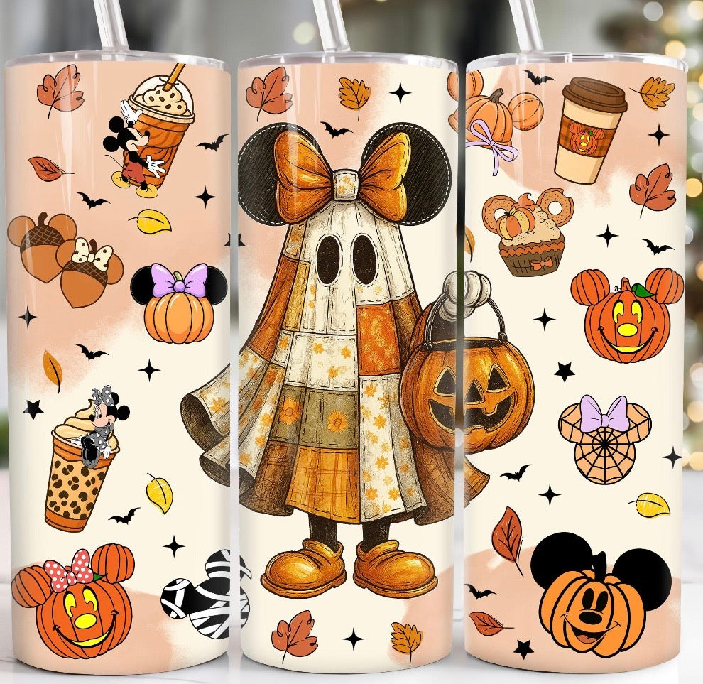 Spooky Mouse Fall Tumbler