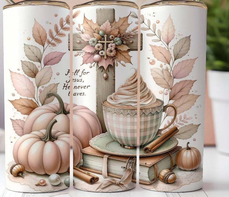 Fall Cross Tumbler